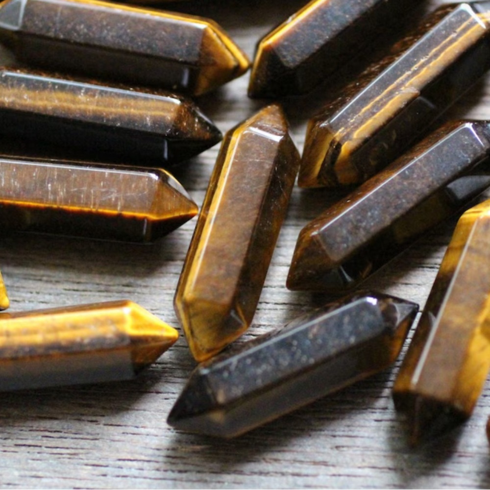 Tiger's Eye Double Terminated Carved Point